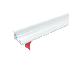 118-inch Shower Threshold Water Dam, Keep Water In Shower or Countertop Dry, ...