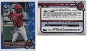 2022 Bowman Chrome Prospects Blue Refractor /150 Denzer Guzman #BCP-138