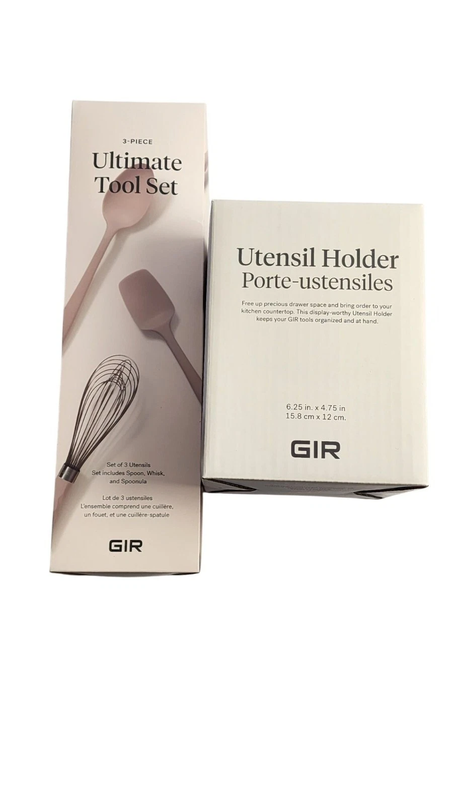 GIR Utensil Holder & 3 Piece Ultimate Kitchen Tool Set, NEW