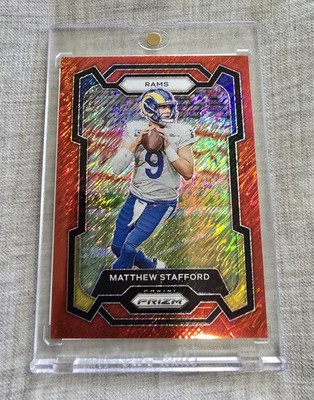 2023 Panini Prizm - Matthew Stafford #169 Red Shimmer Prizm /35 LA Rams