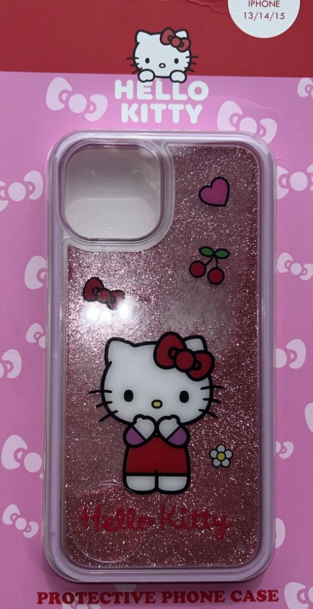 Custodia Per IPhone 12 Mini Ufficiale Hello Kitty | Flessibile Con Fiore Delicato | Cover Morbida Traspirante Made In Spain