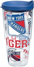 Tervis Made in USA Double Walled NHL New York Rangers 24 Ounces, Blue