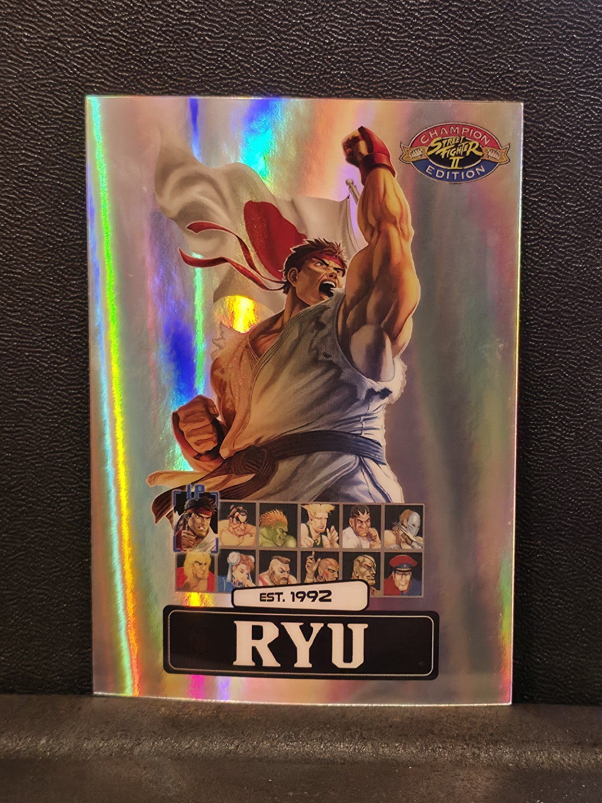 Ryu Street Fighter 2: Champion Edition PSA Promo Card Silver