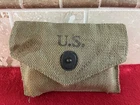 Original WW2 U.S. Military First Aid Carlisle Bandage Pouch WWII JQMD 1944