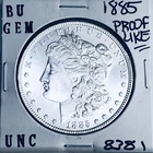 1885 BU GEM MORGAN SILVER DOLLAR UNC MS+++ U.S. MINT RARE COIN 8381