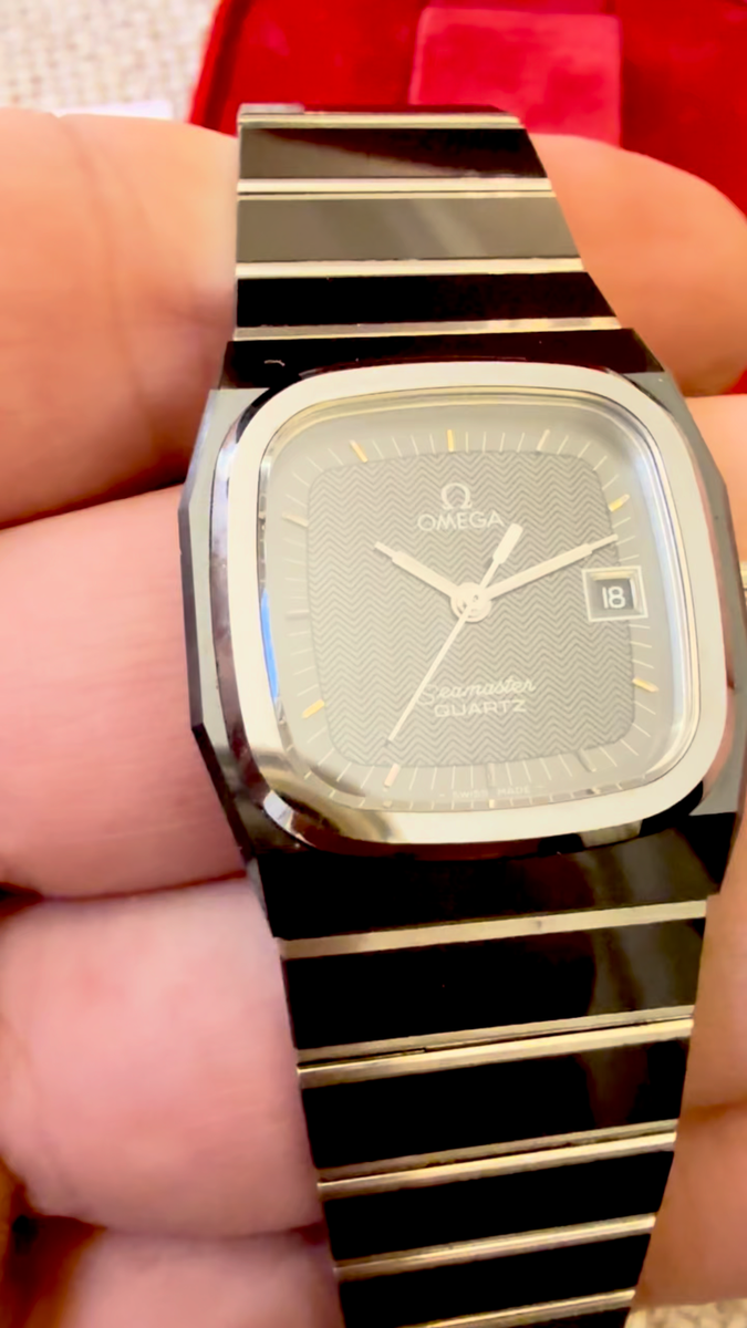 Ω Ultra Rare Omega CERMET Black Tulip 196.0249 FULL SET Zürich Ω