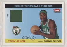 2004-05 Fleer Tradition Rookie Throwback Threads Jersey Tony Allen #TT-TA 0l1
