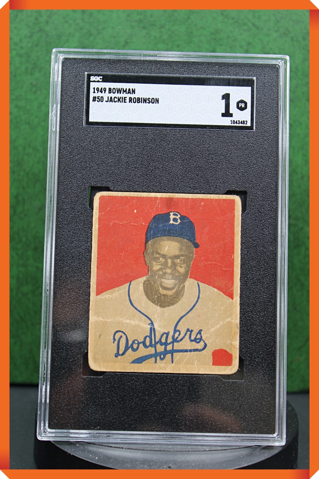 1949 Bowman #50 Jackie Robinson - SGC 1
