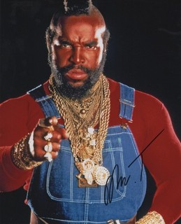 10x8 Photo Personally Autographed by Mr T COA