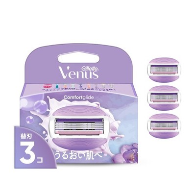 VENUS Violet Scent 3 Replacement Blades Women's Razor