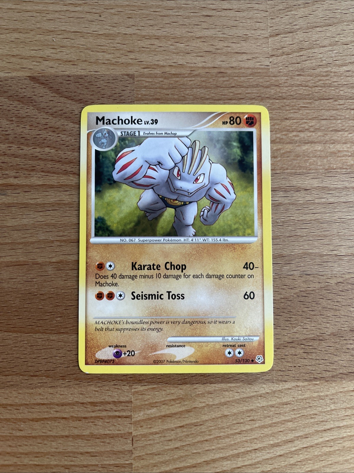 Machoke 53/130 Diamond & Pearl Uncommon