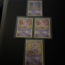 (4 Card Lot) X Y 43/108 44/108 45/108 Nidoran Pokemon Nidorino Nidoking 2016 NM