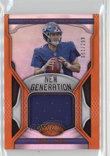 2019 Certified New Generation Jerseys Mirror Orange /299 Daniel Jones 1q7k