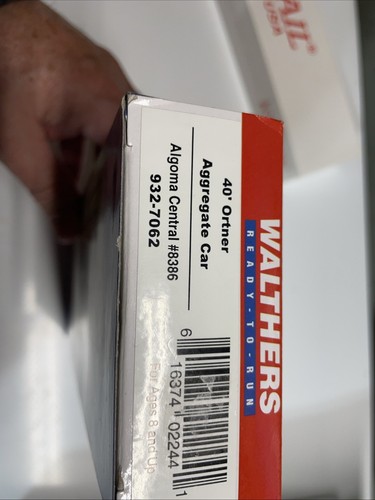 HO WALTHERS 40' ORTNER AGGREGATE CAR “ALGOMA CENTRAL” #8396 NIB - Picture 4 of 4