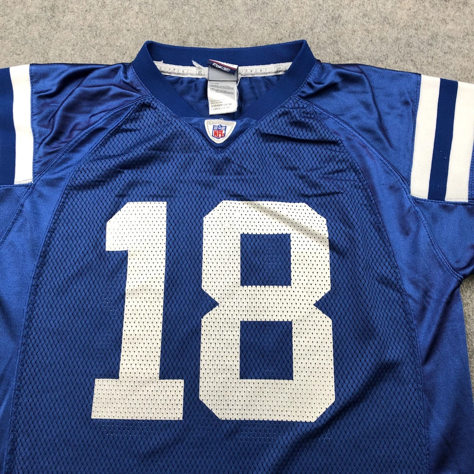 Футболка Indianapolis Colts для мальчиков большая NFL футбол Пейтон Мэннинг 18 Reebok - Изображение 4 из 4