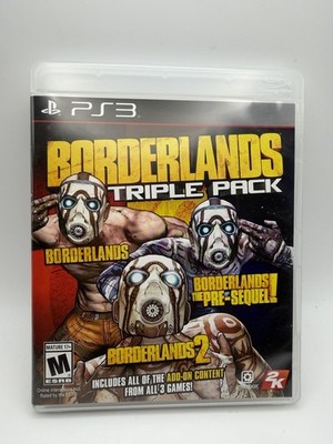 Borderlands Triple Pack (Sony PlayStation 3 PS3, 2015) Complete CIB - Tested