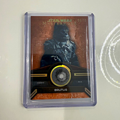 Topps Star Wars 2025 Masterwork Skeleton Crew Relic Brutus SCR-9 /10