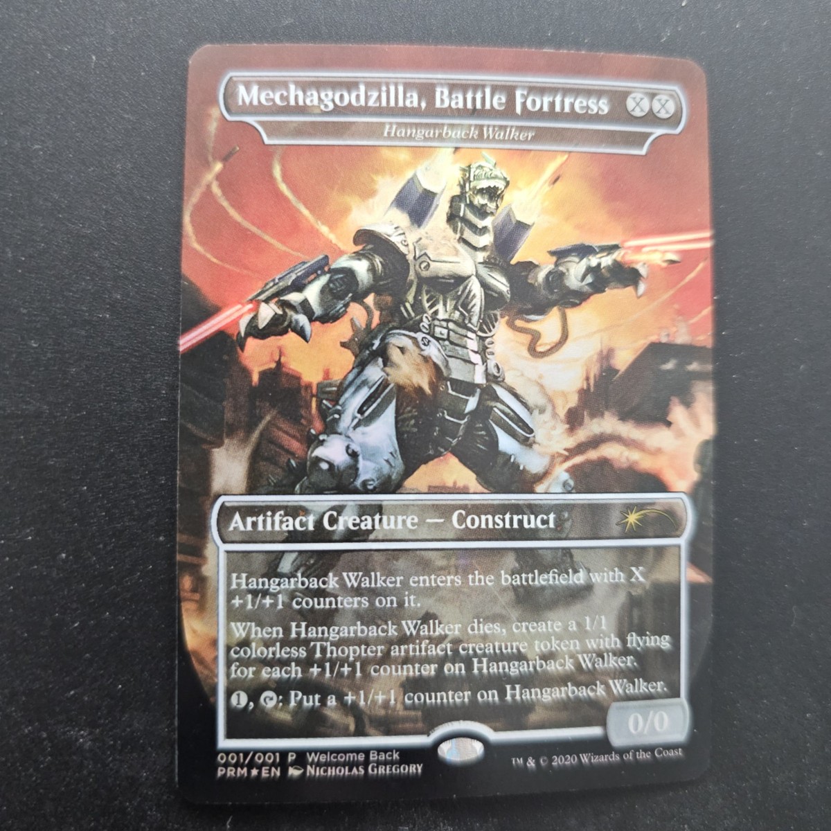 MTG 戦闘要塞、メカゴジラ　001/001 P 10枚 日)【Foil】戦闘要塞、メカゴジラ / Mechagodzilla, Battle
