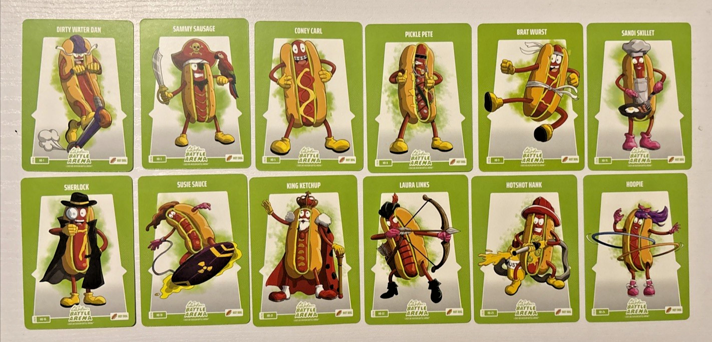 2026 Bo Jackson Battle Arena Base, Hot Dog, & Play Cards! Complete your sets!