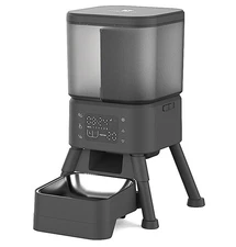 Programmable Dry Food Automatic Feeder for Cats & Dogs Stainless Steel Bowl, 4L