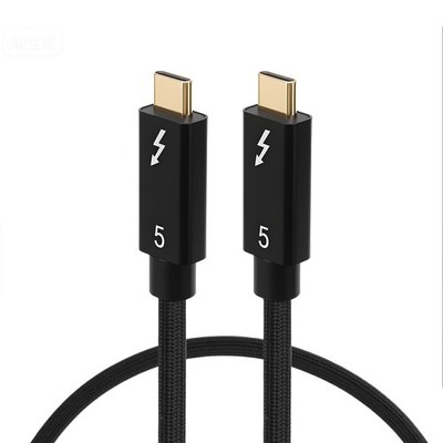 iwui Thunderbolt 5 Kabel 3,3 Fuß bis zu 120 Gbit/s Bandbreite und 3,3 Fuß/1 m, schwarz