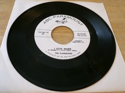 The Floridians 45 - I Love Marie - ABC-Paramount 45-10185  promo   repro