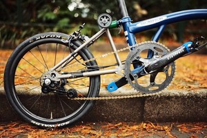 brompton titanium fork and rear triangle