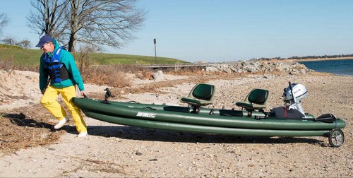 Sea Eagle FSK16 2-Person Swivel Seat Pkg Fish Skiff Inflatable Boat - Picture 6 of 10