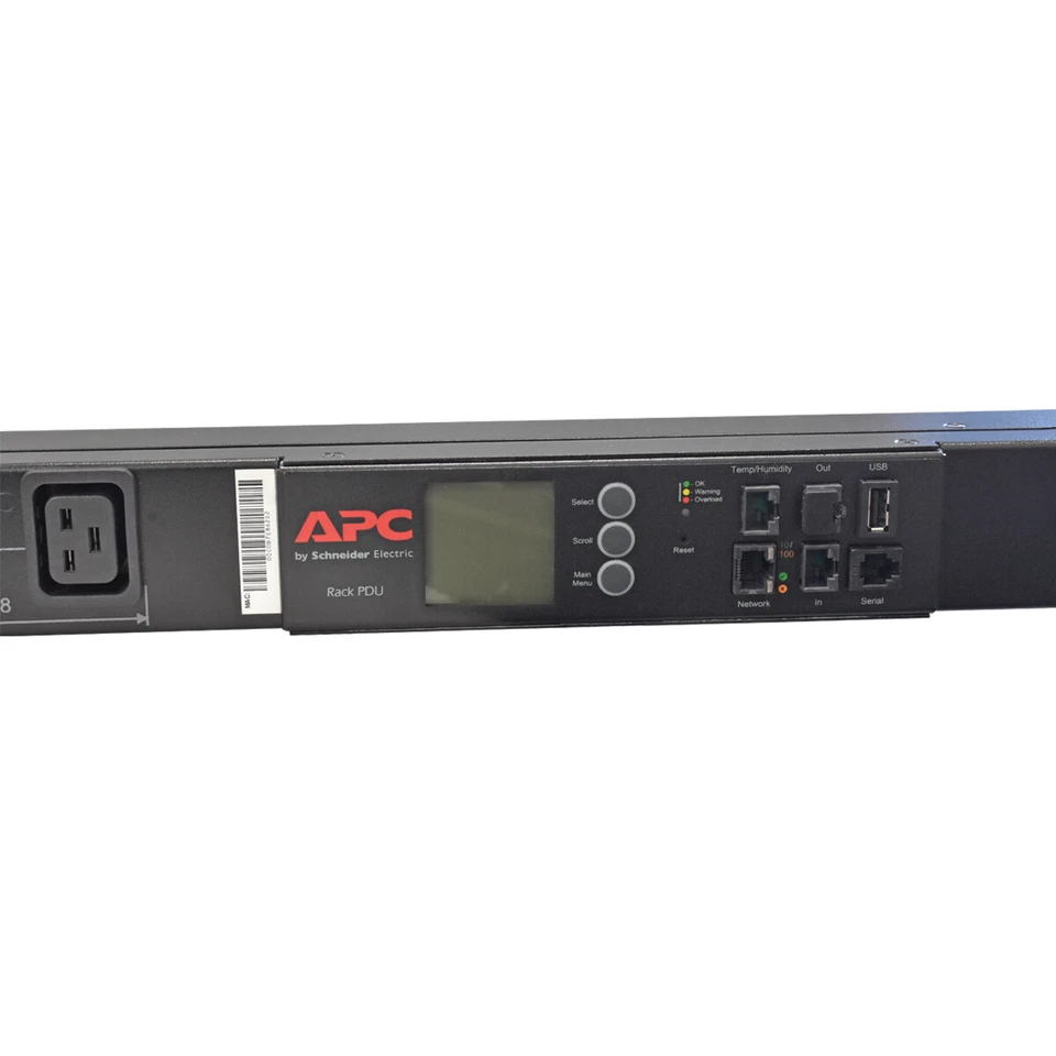 APC AP8981 Rack PDU 2G Switched 3-Phasen Null HE 11 kW 16A 230V 21x C13 3x C19 - Bild 4 von 4