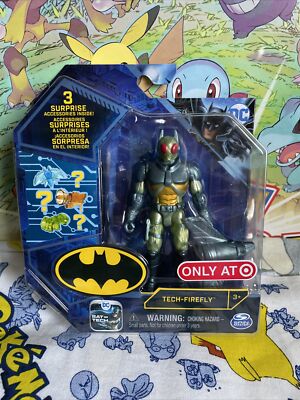 NEW 2021 Spin Master DC TECH-FIREFLY Metallic Wave 7 Target Exclusive 4'' IN HAND