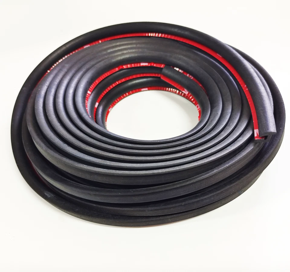 Guardabarros de rueda de auto camión 29 ft borde borde junta de sello de goma ribete estilo T Foto 3 de 4