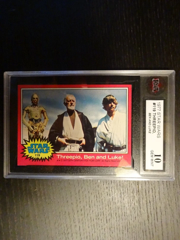 1977 STAR WARS #119 Threepio, Ben And Luke KSA 10 (PSA 10/APR $1,600) GEM-MINT💎 - Image 3 of 3
