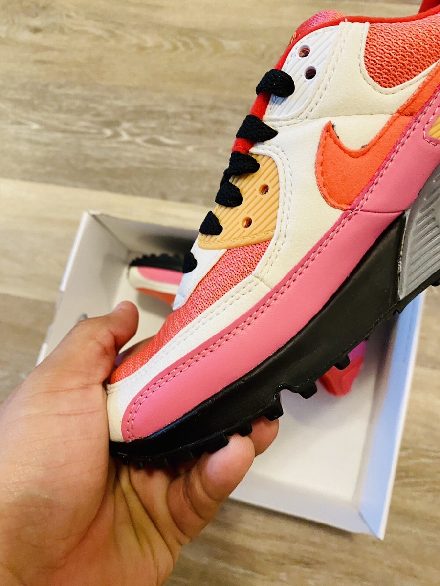 Nike ID Air Max 90 'Nike By You' Orange Sail Pink Black CT3622-991