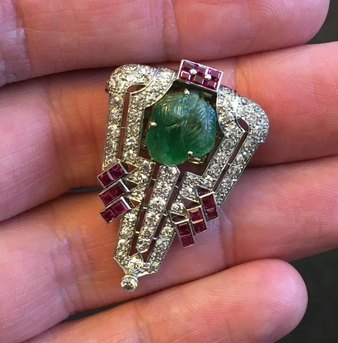 Art deco jewelry best sale ebay