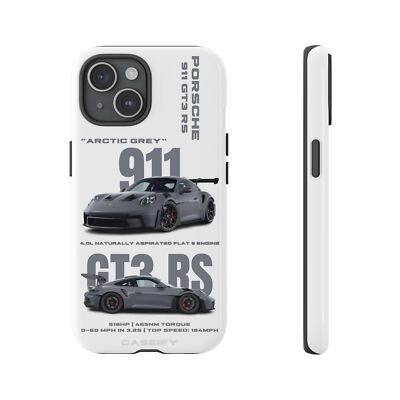 GT3 RS - Artic Grey White - CASEIFY Apple & Samsung Phone Cases