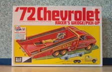 1972 Chevy Racer's Wedge/Pickup 1:25 scale MPC  Retro Deluxe Model Kit sealed