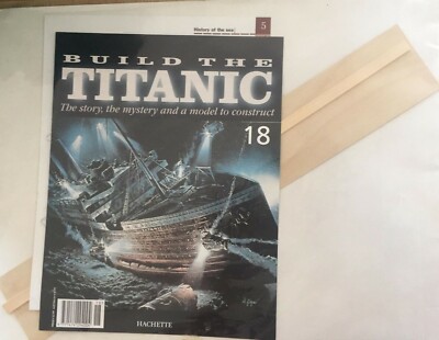 HACHETTE BUILD THE TITANIC - 1:250th SCALE - NEW - CHOOSE ANY
