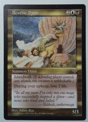 Benthic Djinn 257/350 Rare Mirage Magic: The Gathering