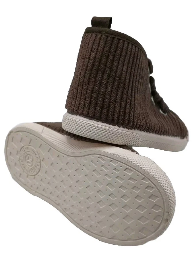 Nuevo Zara Essentials Bebé Top Alto Marrón Pana Zapatos Talla 4.5 EU 20 Foto 2 de 4