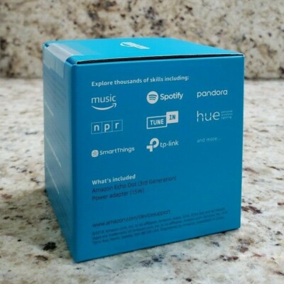 Amazon Echo Dot (3rd Gen) Smart Speaker with Alexa Black NEW SEALED