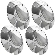 4x Chrome Center Caps Covers For 1997-2003 Ford Expedition 5 Twin Spoke