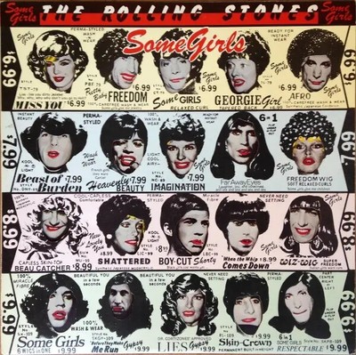 LP The Rolling Stones Some Girls DIE-CUT SLEEVE NEAR MINT Rolling Stones Rec