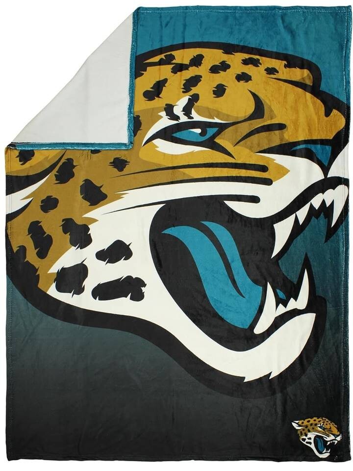 Jacksonville Jaguars NFL 50" x 60" Gradient Raschel Throw Blanket