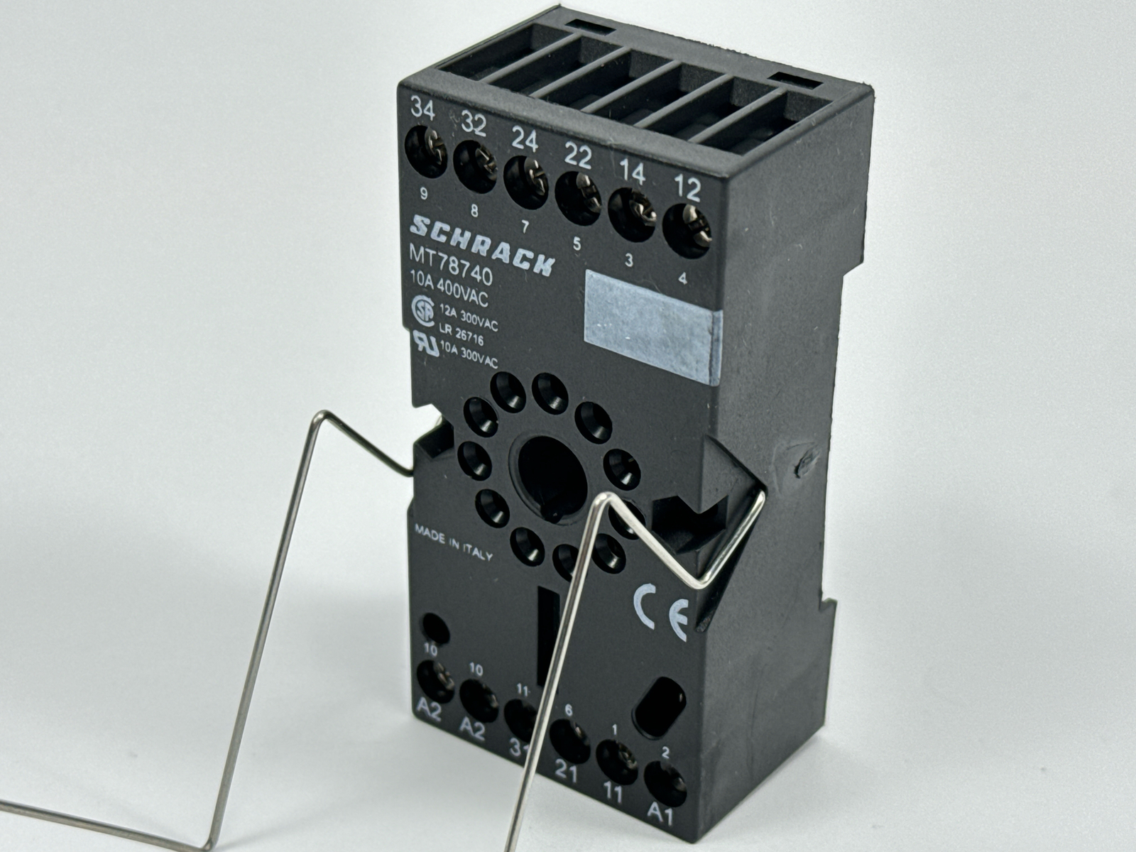 Schrack MT78740 11-pole socket for 3-pole MT-relays | eBay.de