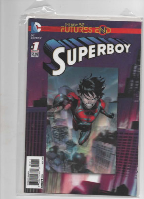 DC Comics Futures End Superboy #1 2014 NM To NM+ 3D Cover
