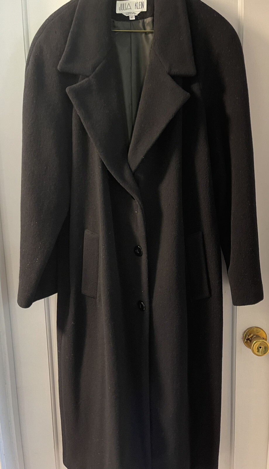 Ladies Wool Coat Size 12 eBay