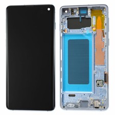 OLED Display LCD Touch Screen Digitizer For Samsung Galaxy S10 G973 Blue Frame