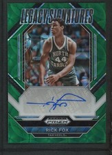 2023 RICK FOX 6/8 AUTO PANINI PRIZM DRAFT PICKS LEGACY SIGNATURES CHOICE GREEN