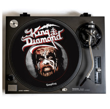 KING DIAMOND Turntable Slipmat for Vinyl Records 12" DJ Slip Mat mercyful fate