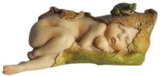Top Collection Enchanted Story Fairy Garden Sleeping Fairy Baby with Little Frog